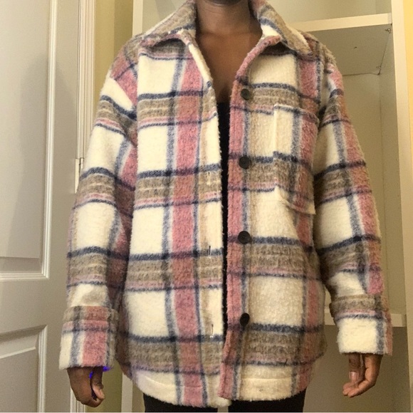 Zara Jacket Plaid Overshirt - Picture 8 of 10